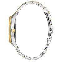 BULOVA 宝路华 男士手表石英机芯30米防水经典两色不锈钢表带休闲时尚腕表39mm日期视窗 Two-Tone ONE SIZE