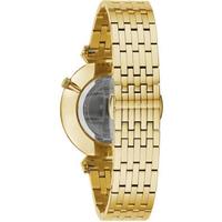 宝路华（BULOVA）男士手表石英机芯30米防水金色调不锈钢表带精致休闲腕表38mm 97A153 Gold ONE SIZE