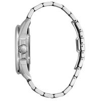 宝路华(BULOVA)男士手表自动机械100米防水不锈钢表带运动时尚腕表43mm 96A187 Silver-Tone ONE SIZE