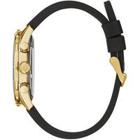 宝路华(BULOVA)男士计时码表石英机芯100米防水运动黑色硅胶表带简约时尚腕表44mm Black ONE SIZE
