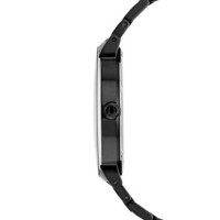 宝路华(BULOVA)男士手表钻石装饰石英机芯30米防水精致黑色不锈钢表带时尚腕表42mm No Color ONE SIZE 98D144