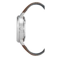 Kenneth Cole New York男士手表自动机芯30米防水棕色皮革表带时尚腕表46mm Brown Medium