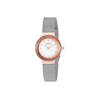 skagen 女士Leonora手表项链套装 SKW1112不锈钢圆形表壳石英机芯30米防水 Rose One Size
