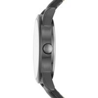 弗里欧(Folio)男士手表石英机芯皮革表带腕表46mm 礼品套装 创意伴手礼伴郎礼物 Black ONE SIZE