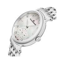 施图霖（Stuhrling）女士手表石英机芯50米防水不锈钢表链腕表34mm A201B-01 Silver ONE SIZE