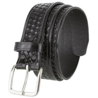 belts男腰带皮带针扣编织黑色时尚百搭美国直邮belt888 single 50