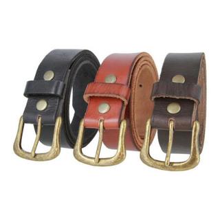 belts女腰带皮带真皮针扣百搭简约耐磨美国直邮belt1063 Brown 42