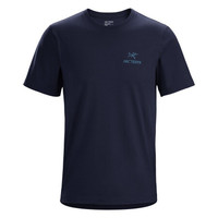 始祖鸟(ARC’TERYX)男士短袖夏季新款棉质舒适休闲圆领透气T恤上衣24026 Kingfisher XL(适合胸围118cm)