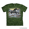 The Mountain 短袖T恤3D男女圆领动物图案直邮1016290699 Green L