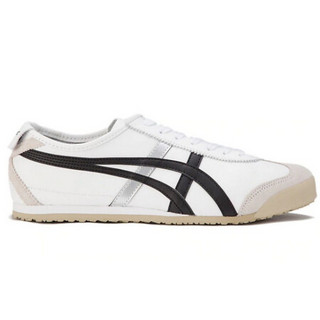 Onitsuka Tiger鬼塚虎男鞋女鞋休闲鞋训练鞋时尚低帮系带舒适耐磨简约DL408 White/Black M11.5/W13/46