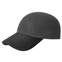 Kangol袋鼠男女羊毛帽子棒球帽可调节鸭舌帽遮阳帽秋冬K5255HT Dark Grey One Size