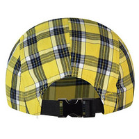 Kangol袋鼠男女帽子条纹色块棒球帽遮阳帽圆顶运动帽纯棉春夏K5278 Yellow Plaid One Size