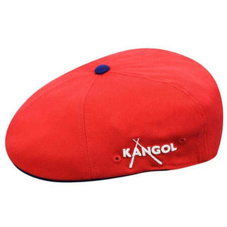 Kangol袋鼠男女平顶帽504鸭舌帽前进帽纯色休闲帽春夏款K1370FA RED/BLUE S/M