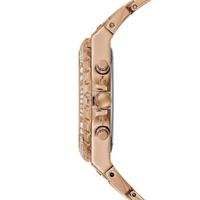 盖尔斯GUESS中性手表玫瑰金色调水晶装饰不锈钢手链腕表39mm Rose Gold-tone os