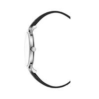 Kenneth Cole New York男士石英手表皮质表带蓝色时尚44mm表盘防水30m Black os