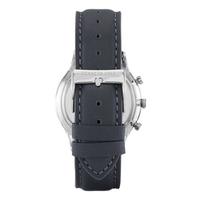 Kenneth Cole New York男士石英手表皮质表带日期时期精美43mm表盘防水30m Gray Large