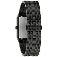 宝路华(BULOVA)男士手表石英机芯不锈钢表带钻石点缀方形精美45x30mm表盘防水30m Green os