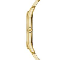 宝路华（BULOVA）男士手表石英机芯不锈钢表带经典风格日期视窗40mm表盘防水30m Gold-tone os