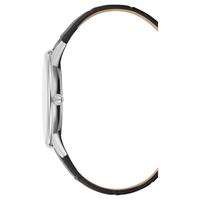 Kenneth Cole New York男士石英手表皮质表带极简两针罗马数字42mm表盘防水30m Black os
