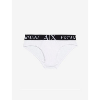 阿玛尼（ARMANI EXCHANGE）男士带标志时尚简约三角内裤956003-CC282 White M（32-34）