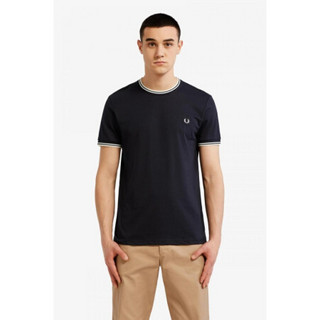 Fred Perry佛莱德派瑞T恤男棉质圆领短袖M1588 Navy XXL