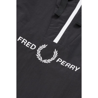 Fred Perry佛莱德派瑞男士卫衣外套连帽衫运动服抓绒上衣J7524 Black XS