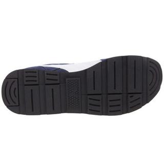 彪马（PUMA）男士低帮系带网眼绒面革设计透气休闲舒适时尚户外气质运动鞋9246445 Peacoat/White/H R Red 8.5/41码