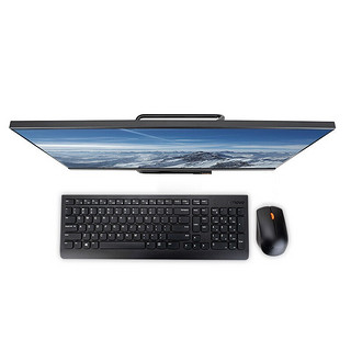 Lenovo 联想 AIO 520C 23.8 英寸商用一体机 黑色 (酷睿i5-10400T、R625、8GB、256GB SSD+1TB HDD、1920*1080)