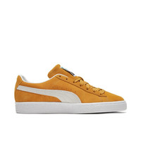 PUMA 彪马 官方 杨洋同款新款男女同款经典复古休闲鞋 SUEDE 374915 蜜汁芥末色-白-05 44.5
