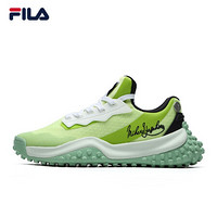 FILA x MIHARA 斐乐官方老爹鞋男2021夏季新款运动鞋休闲潮FM9 青柠/鹦鹉绿-SG 40.5