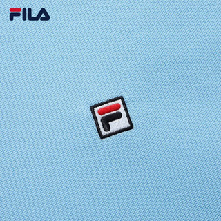 FILA 斐乐官方男子POLO衫 2021年夏季新款男子时尚百搭短袖POLO衫 F11M128116F 吊鐘藍-LB 165/88A/S