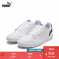 PUMA 彪马 官方  新款男女同款复古休闲鞋 RALPH SAMPSON 374751 白-粗呢蓝 01 37