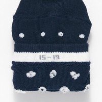無印良品 MUJI 無印良品  孩童 合脚直角 均码 运动船袜 藏青色 孩童15-19cm