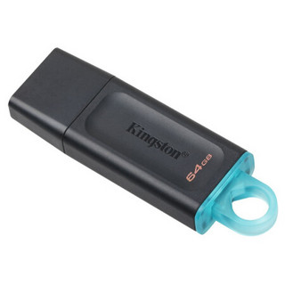 Kingston 金士顿 DTX USB 3.2 U盘 黑色 64GB USB+苹果转接头