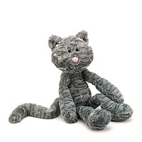 jELLYCAT 邦尼兔 超柔软系列 愉快小猫毛绒玩具 灰色 41cm