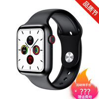 华强北自定义智能手表Watch6蓝牙电话防水手环监测心率计步运动 满屏无下巴防水+通话