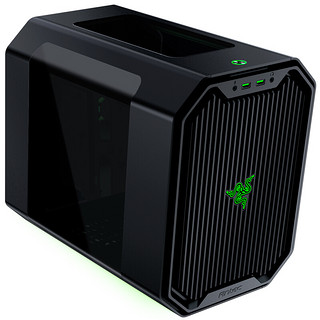 RAZER 雷蛇 Cube RGB ITX水冷机箱 半侧透 黑色