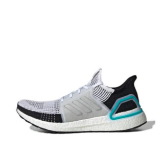 adidas 阿迪达斯 UltraBOOST 19 m 男子跑鞋 G54012 白色/白色/学院蓝 40