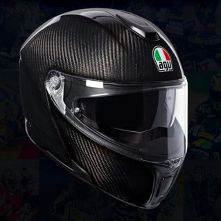 agv SPORT MODULAR 摩托车头盔 亮黑 L