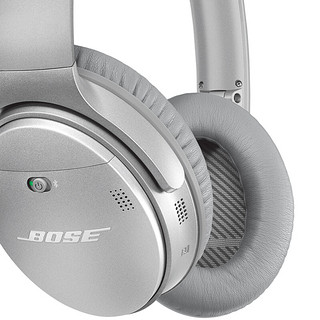 BOSE 博士 QuietComfort 35 耳罩式头戴式降噪蓝牙耳机 银色