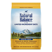 临期品、有券的上：Natural Balance 天衡宝 限定系列 鸭肉土豆配方狗粮 26磅