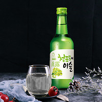 Jinro 真露 韩国原装进口 真露青葡萄西柚李子草莓味烧酒13度360ML*20瓶