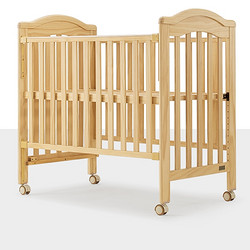 KUB可优比实木婴儿床拼接大床调节高度移动新生多功能宝宝床bb床