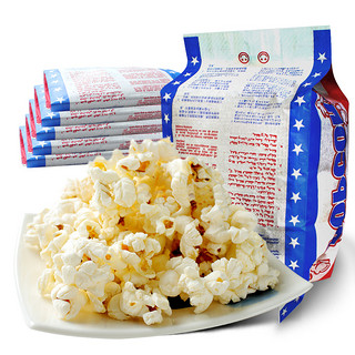 米乐谷微波炉爆米花网红小吃袋装专用玉米粒奶油膨化零食整箱批发（混合100克*5包）