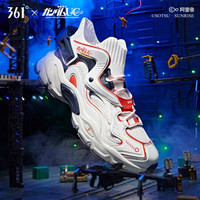 361° 高达联名独角兽运动鞋 671936702F 羽毛白/黑影蓝 42