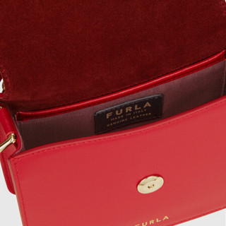 芙拉 FURLA 21SS春夏 奢侈品 TUBEROSA系列迷你号女士大红色斜挎包