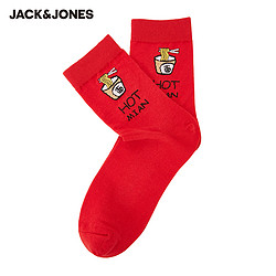 JackJones 杰克琼斯 22011Q510 男士弹力舒适中筒袜