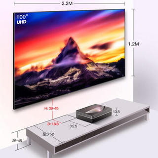 长虹x6u投影仪4k超高清智能家庭影院卧室投影家用会议办公投影手机一体机 官方标配X6U--高端4K激光电视