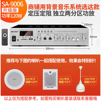 先科(SAST) 功放机家用蓝牙专业音响分区定阻定压公放音箱5.1迷你小型广播电脑功率放大器 升级版二分区带蓝牙120W