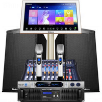 新科（Shinco） DS-12 专业ktv舞台音响套装户外演出婚庆会议室客厅家用卡拉ok点歌机设备 12吋音箱调音台套装+19寸2T点歌机